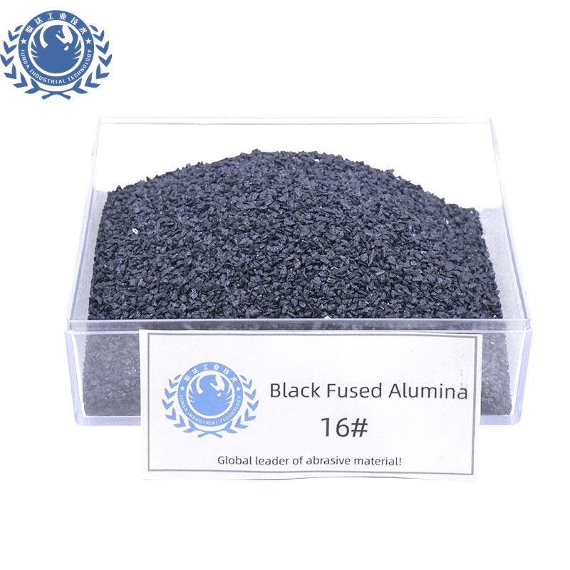 China Manufacturer black fused alumina powder black Aluminum Oxide for abrasive sand blasting