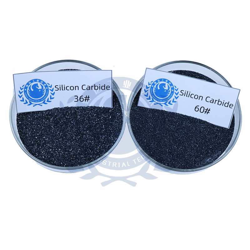 Best sales silicon carbide powder for casting foundry silicon carbide powder Sandblasted silicon carbide 80 120 grit