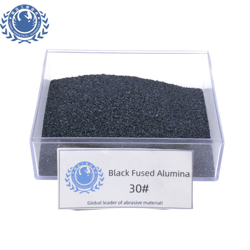 Superior Quality Blast media black aluminium oxide for sand blasting Black/Brown/White  Fused Alumina