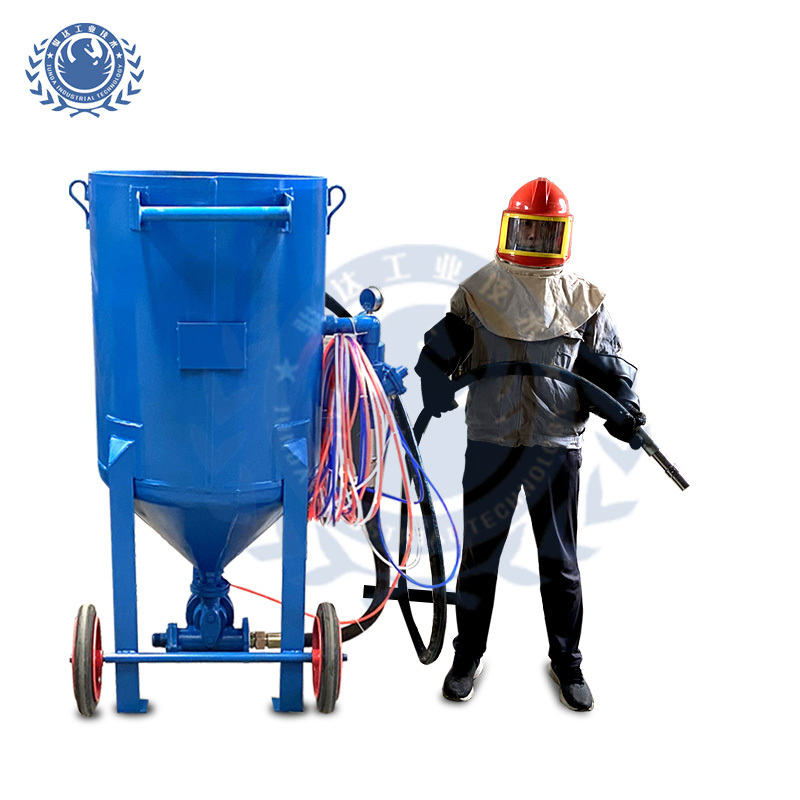 Wholesale Portable Wet Sandblasting Machine Sandblasters Pot  Equipment automatic sand blasting machine