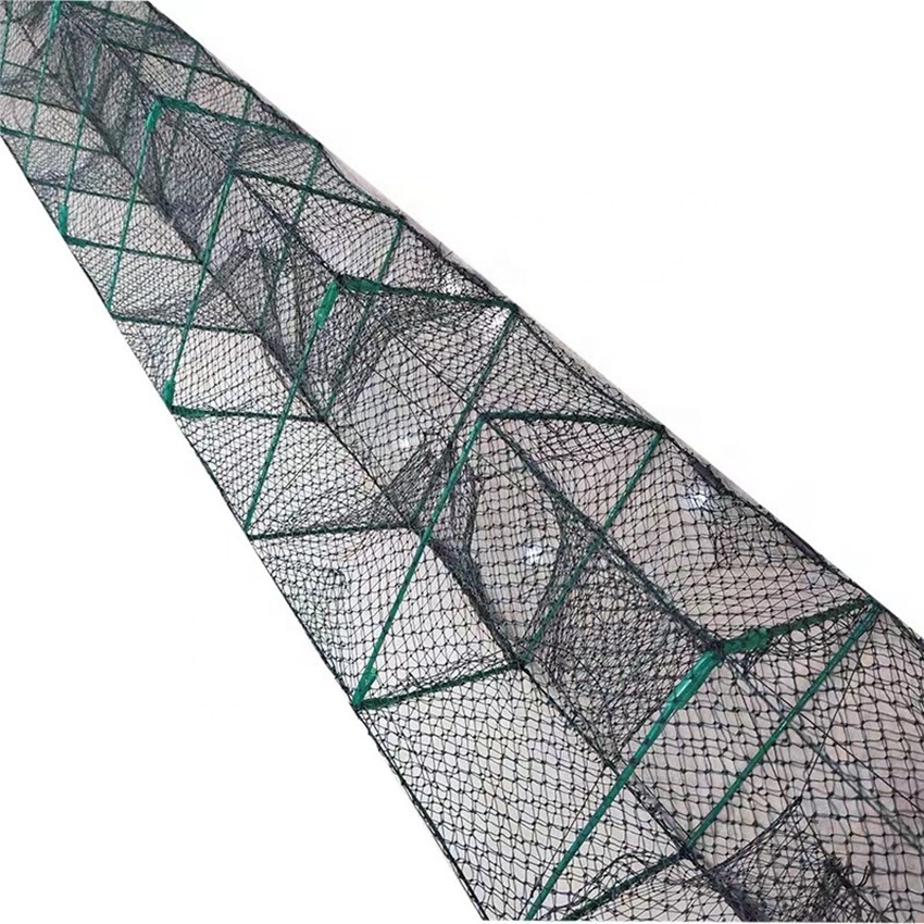 China Hot Selling 9.2M Aquaculture net Shrimp Lobster cage Crab Pot Crayfish Pot Fishing Nets for Sale