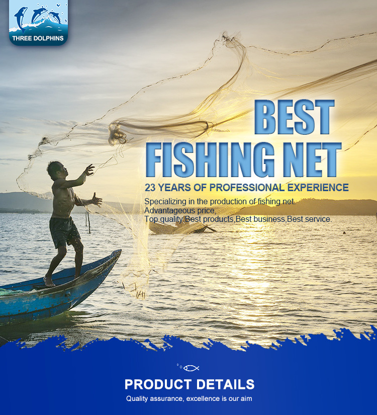 Hot Sale Cheaper Price Nylon monofilament Single Knot Double Knot Fishing Nets For Big Fish