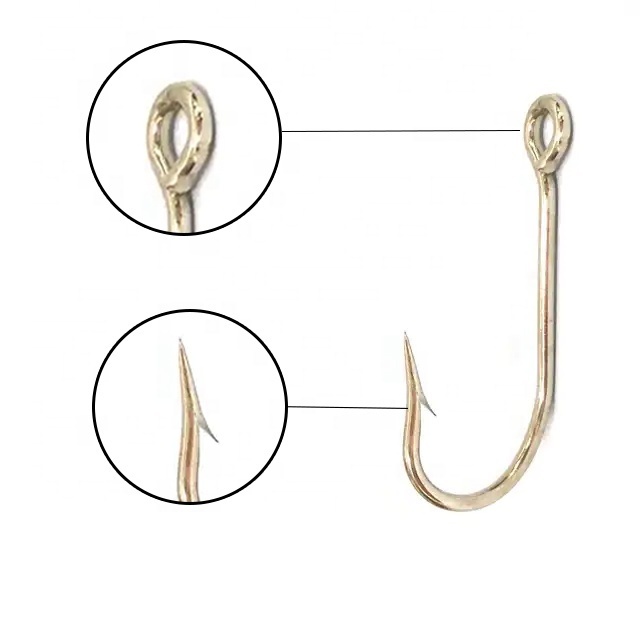 2330 1#-24# Mustad Factory Wholesale High Carbon Stainless Steel Hooks with barbs fishing hooks set box