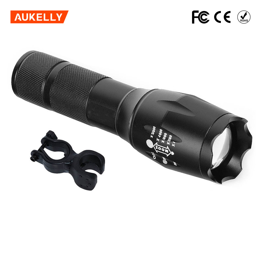 G700 High Quality T6 Zoom LED Torch with 18650/AAA Battery super bright tactical flashlight