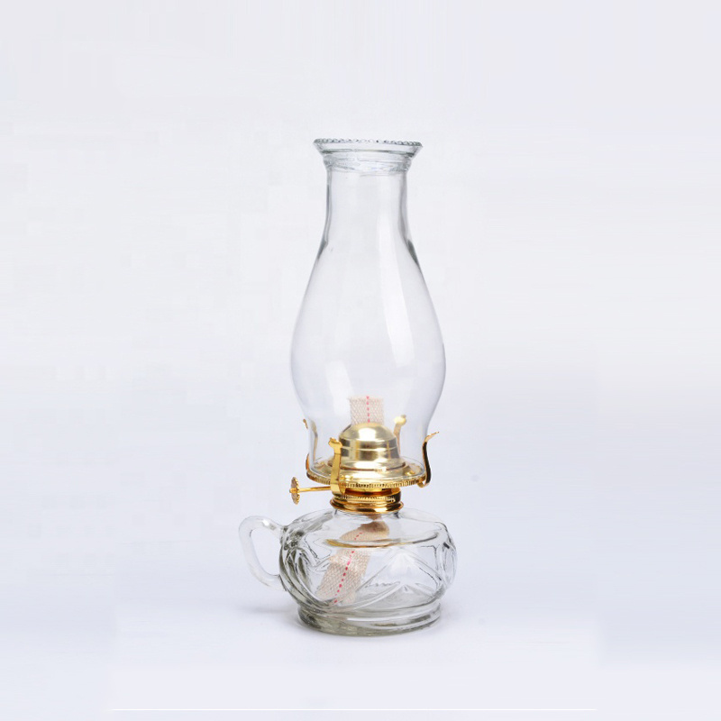 High Quality European-style Glass Cafe Tea House Oil Lamp Lighting Table Lamp Kerosene Lamp