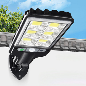 Solar Outdoor LED Garden Wall Light Body Sensing Garden Patio Garage Door Waterproof Security Street Light