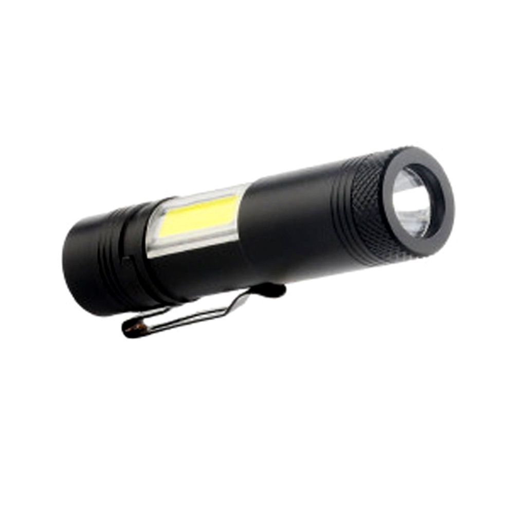 MiniQ5 LED Flashlights bulk Portable Lanterna Powerful Penlight Zoomable Keychain Torch Torch Lamp 4 Mode cob flashlight 14500