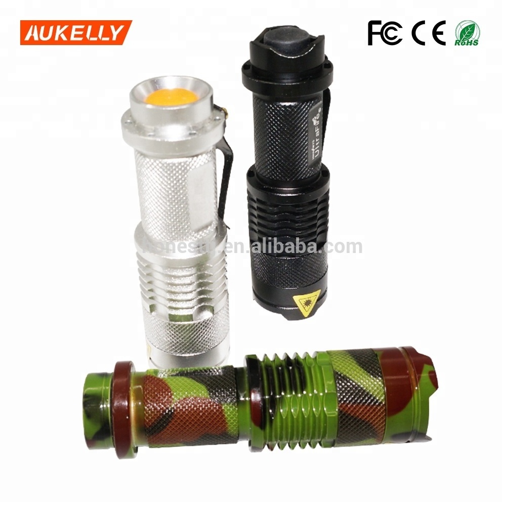 aa or 14500 battery pocket small flashlight aluminum mini led torch aa battery led flashlight