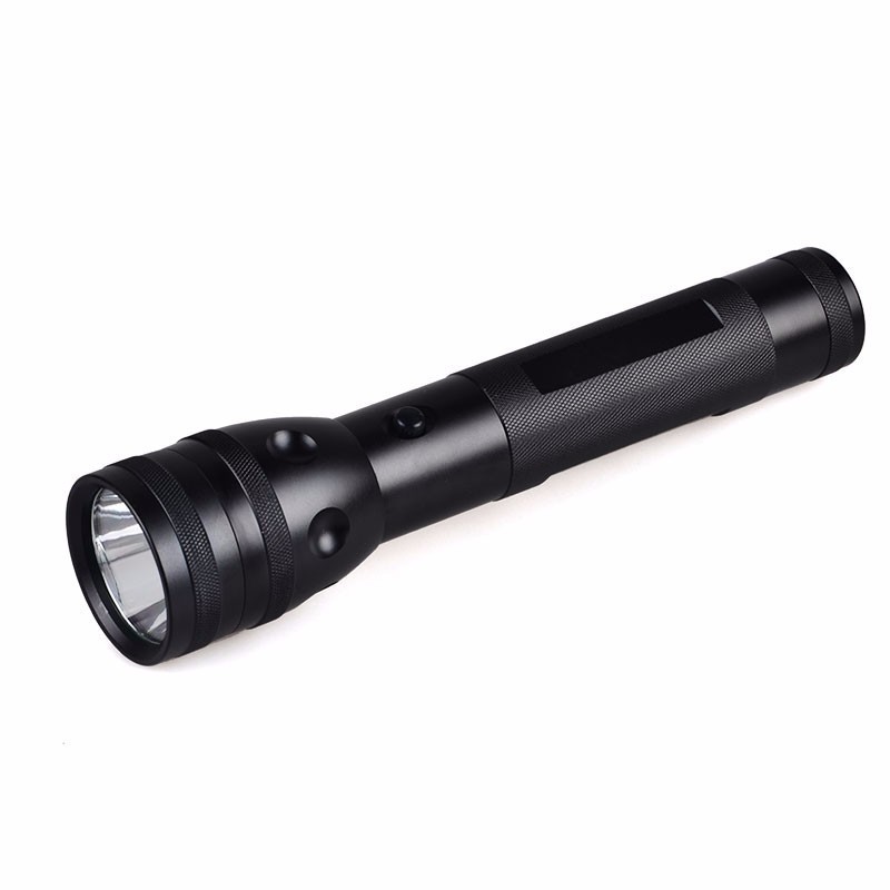 Ultra Bright Manufacturer Portable Emergency Big Aluminium  Battery Led Flashlight