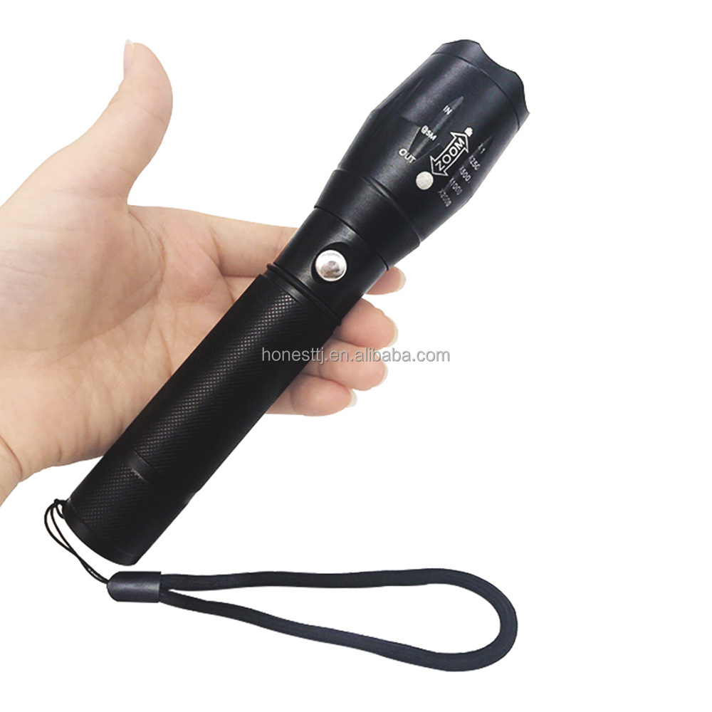 Factory price 500m beam long distance flashlight 5000 lumen usb flashlight 500 lumen tactical flashlight