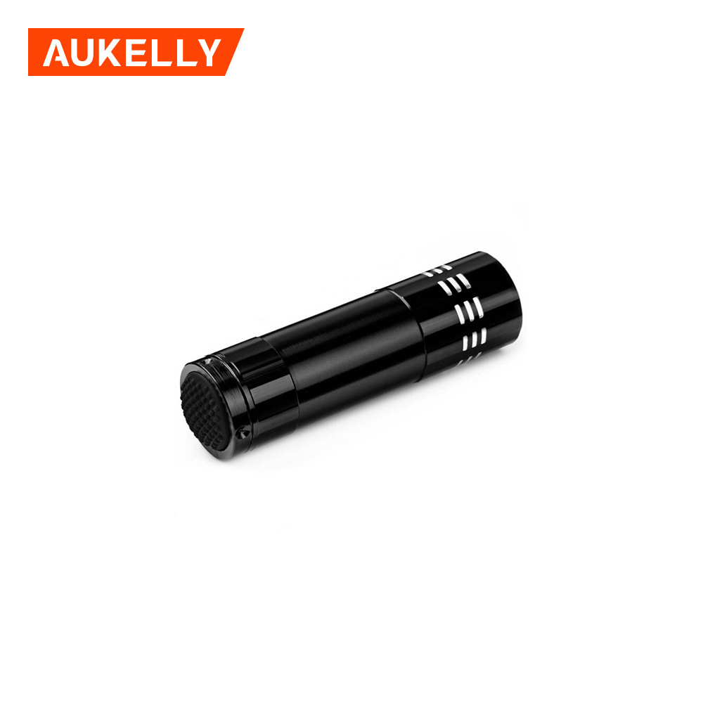 Aukelly LED waterproof Aluminum alloy 3w UV 395nm torch flashlight 365nm uv led torch