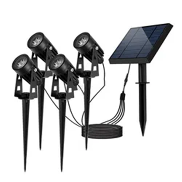 Solar Spot Lights Outdoor Garden Brightest 4-in-1 Landscape Lights Solar Spotlight IP65 Waterproof Spot Light