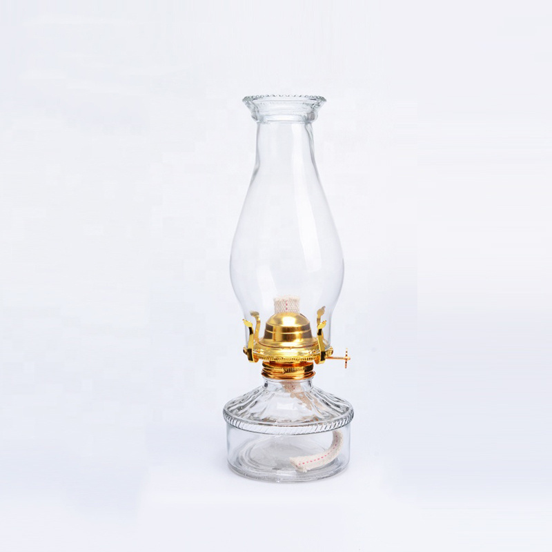 High Quality European-style Glass Cafe Tea House Oil Lamp Lighting Table Lamp Kerosene Lamp