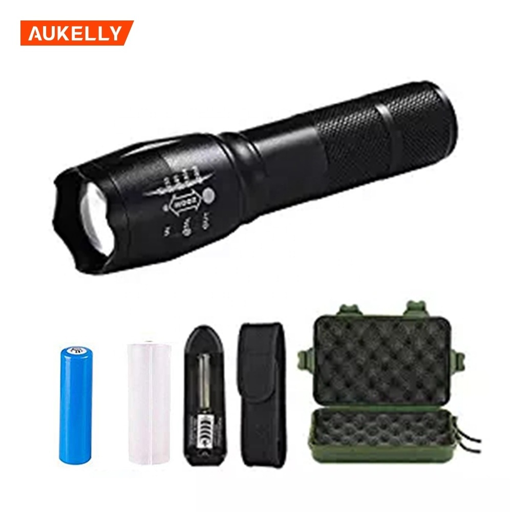 T6 Zoomable Handheld  led flashlight LED Torch Powerful Linterna Aluminum Travel Powerful Flashlights For Hunting