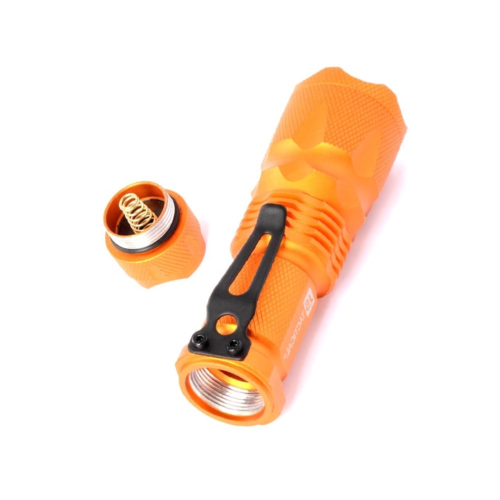 Mini Pocket T6 LED Flashlight 1000LM Adjustable Focus Zoom Handheld Torch Waterproof brightest 18650 rechargeable LED flashlight