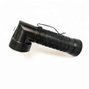 SOS Magnet 90 Degrees TWIST Rechargeable Flash Torch Light Pocket Light LED Flashlight with 4 mode