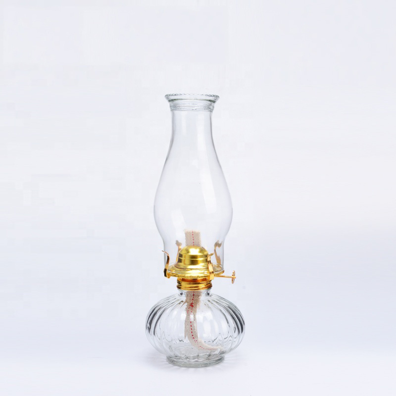 High Quality European-style Glass Cafe Tea House Oil Lamp Lighting Table Lamp Kerosene Lamp