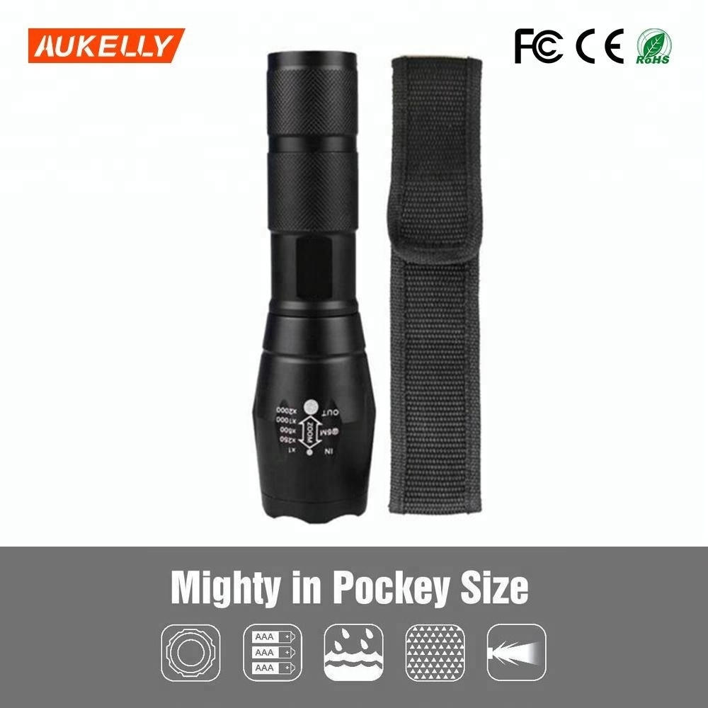 1000LM Water Resistant G700 Outdoor LED Emergency Light Lamp 5 Modes Hand Flash light tactical Torch Rechargeable LED Flashlight