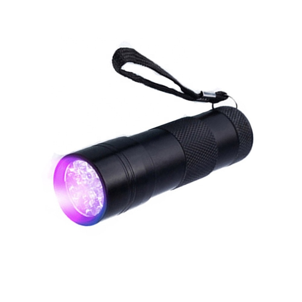 Mini 9LED UV Flashlights Ultraviolet Ultra Violet Invisible Ink Marker Detection Torch Light 365nm nichia uv led flashlight