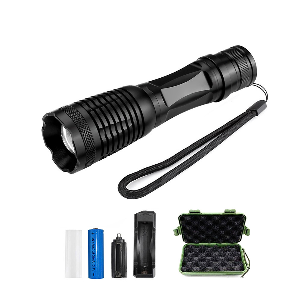 LED linternas waterproof torcia T6 1000Lumen rechargeable 18650 taschenlampe torch light lighttra power flashlight case