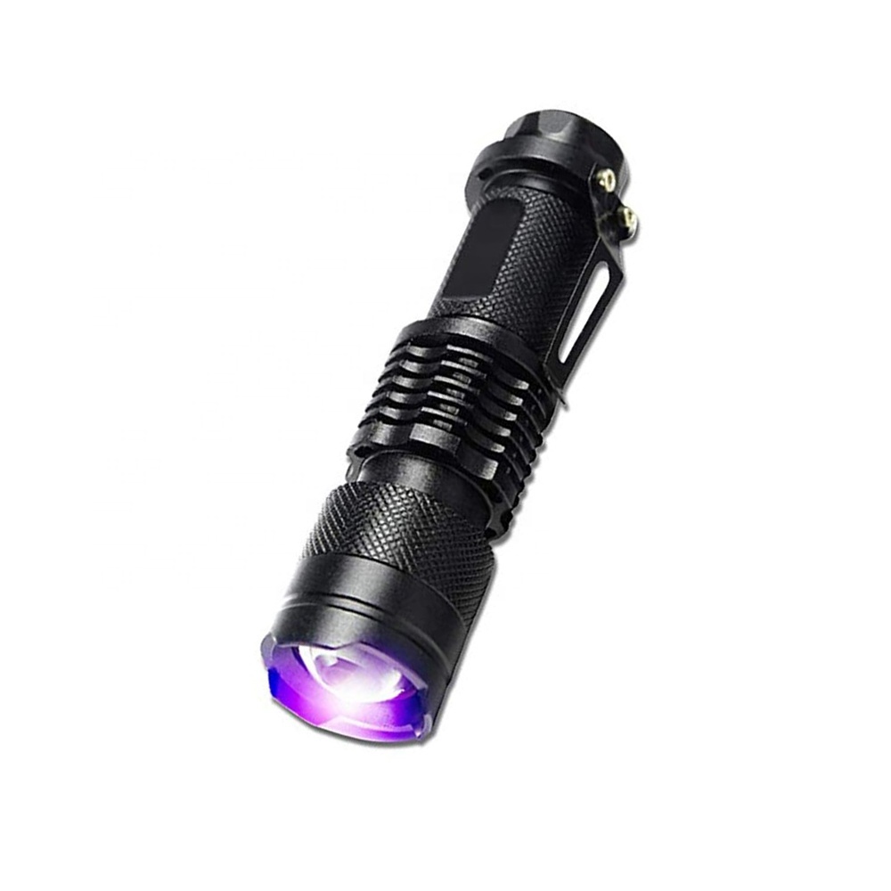 Ultraviolet flashlight Blacklight Scorpion UV Torch Pet Urine Detector 14500 Battery LED lanterna Black Light UV 395 flashlight