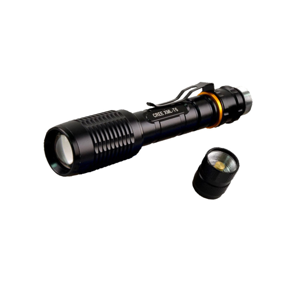 T6 lamparas de mano 1000 LM LED Rechargeable hunting linterna zoomable Waterproof high power led fast track flashlight torch