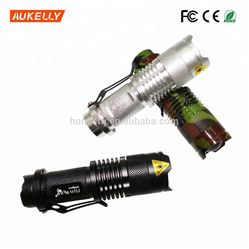 aa or 14500 battery pocket small flashlight aluminum mini led torch aa battery led flashlight