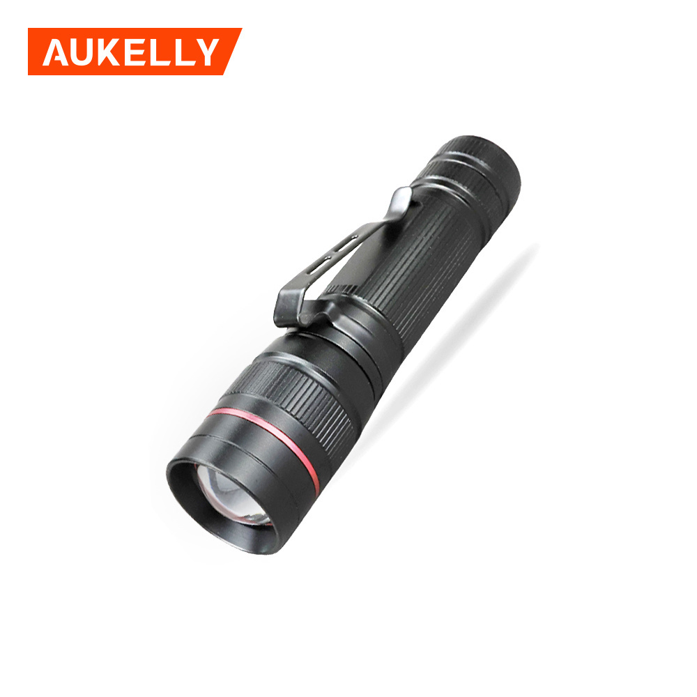 Aukelly LED Flashlight T6 1000Lumen 3 Mode tactical flexible led torch light japanese torch