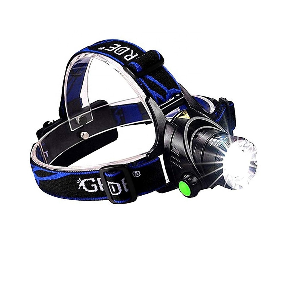 3 Modes Zoomable lamp Waterproof Head Torch flashlight Head lamp LED Headlamp Fishing Headlight 6000 Lumen Led Lenser Headlamp