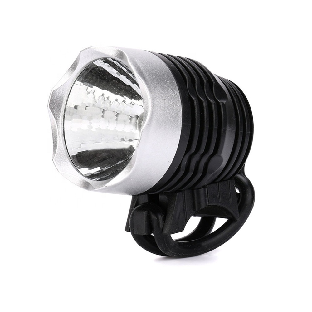 waterproof Front Cycling headlight plastic Built-in 2032 button battery head light camping bicycle light LED bike light mount