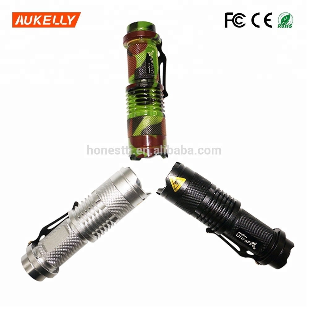 aa or 14500 battery pocket small flashlight aluminum mini led torch aa battery led flashlight