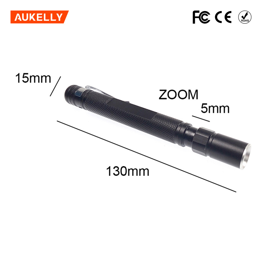 Hot Selling aluminum Mini Penlight Flashlight tactical zoomable super bright portable led mini zoom focus pen light