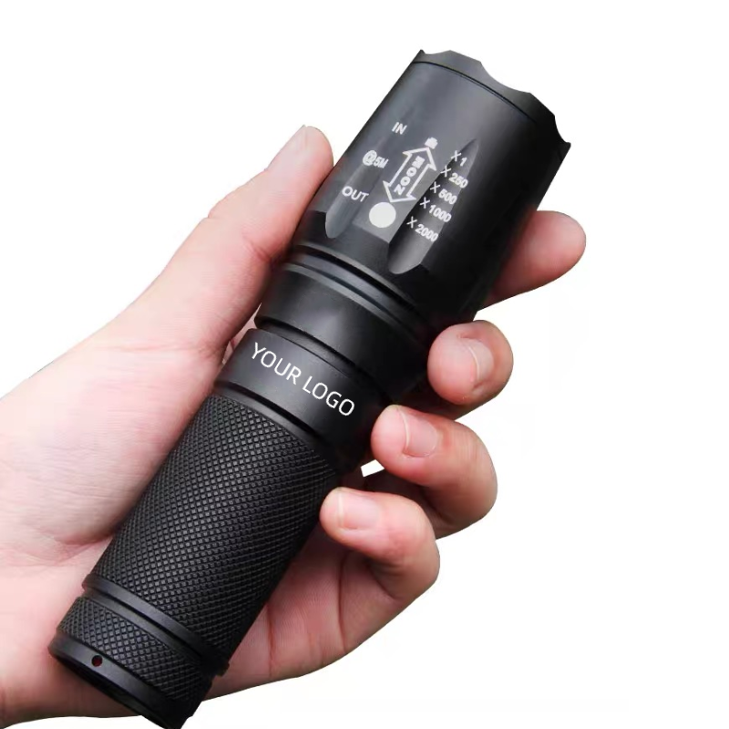 Rechargeable 1000 lumen Waterproof  Flash Light tactical Torches 5 Modes led flashlight Zoom  Small Powerful tactical Flashlight