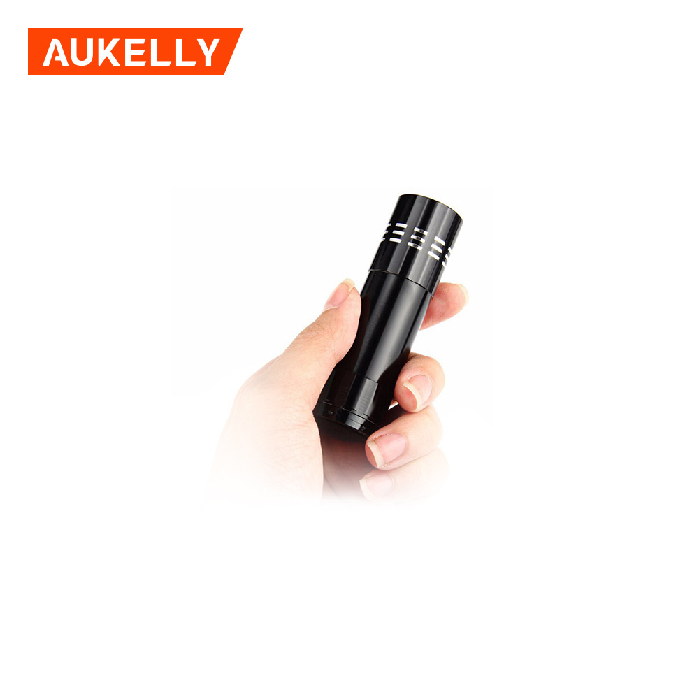 Aukelly LED waterproof Aluminum alloy 3w UV 395nm torch flashlight 365nm uv led torch