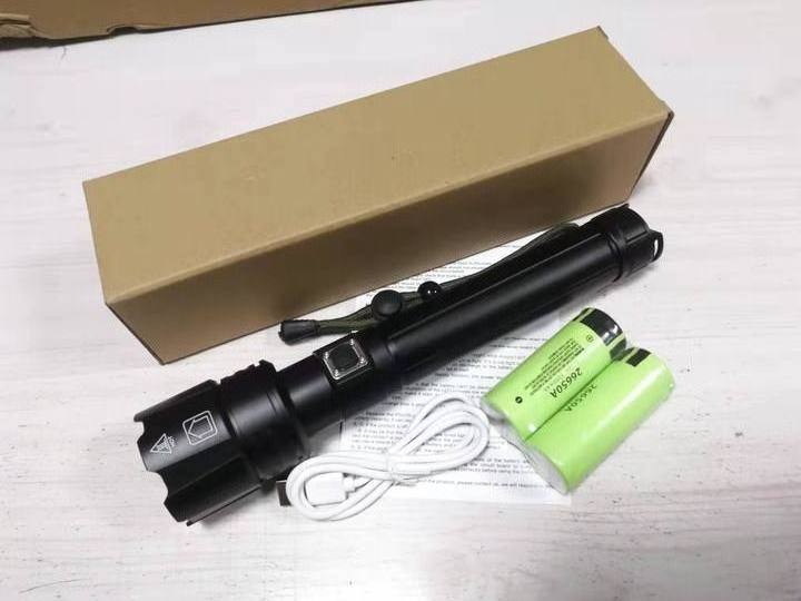 Super Bright XHP70.2 Zoom Torches High Lumens Most Powerful Handheld Rechargeable Tactical P70 LED Flashlight