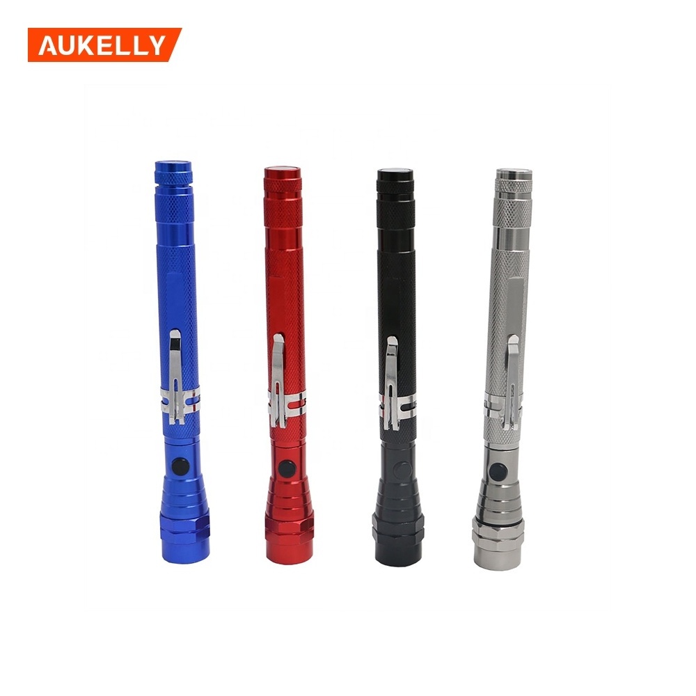 Aluminium Magnetic Work Light 3 LED Aluminum Snake Light LED Flexible Tool Flashlight