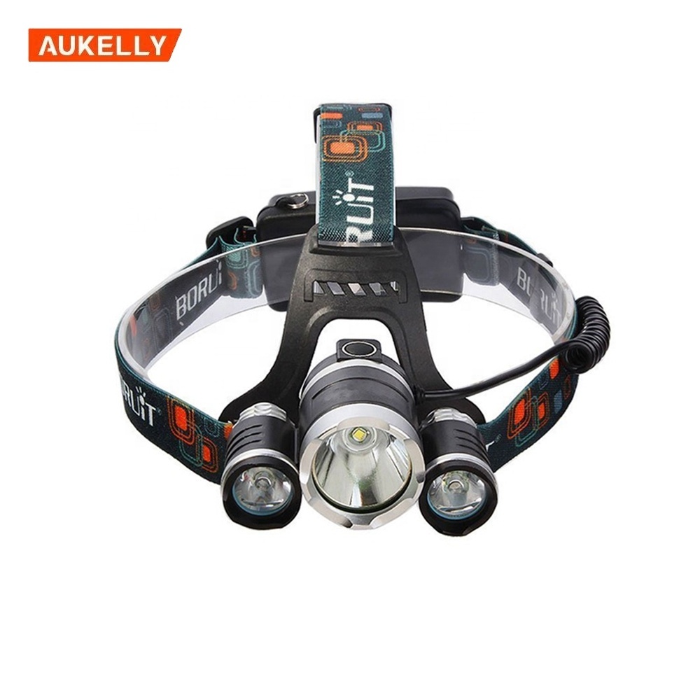 3000 Lumens Head Torch Light Rechargeable Waterproof Led 30W High Power Headlamp