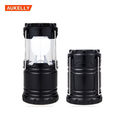 Christmas gift Outdoor camping lantern flashlights collapsible solar lanterns rechargeable led camp lights lamp