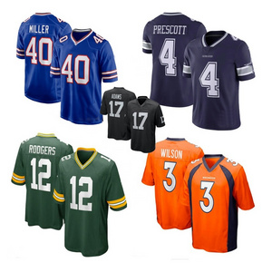 New  season all 32 teams stitched embroidery name number USA American football jersey