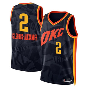 New season USA Anthony Edwards  Gilgeous-Alexander   Tyrese Haliburton  basketball  top  jersey