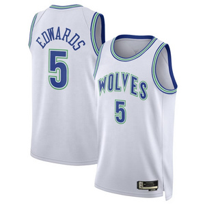 New season 24/25  Anthony Edwards  Gilgeous-Alexander   Tyrese Haliburton  basketball  top  jersey