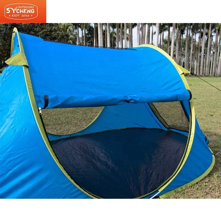 High quality waterproof 4-6 person capacity hiking turbo life cabin outdoor camping tents