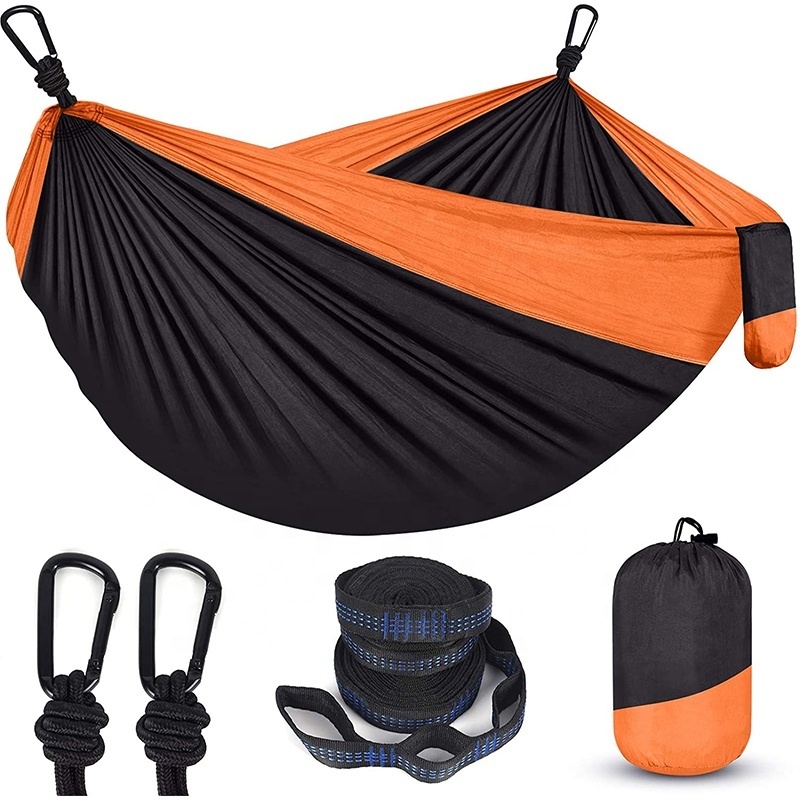 hammock tarp Backpacking hiking and camping Survival Travel Single Double parachute Outdoor portable Hammocks with mosquito net