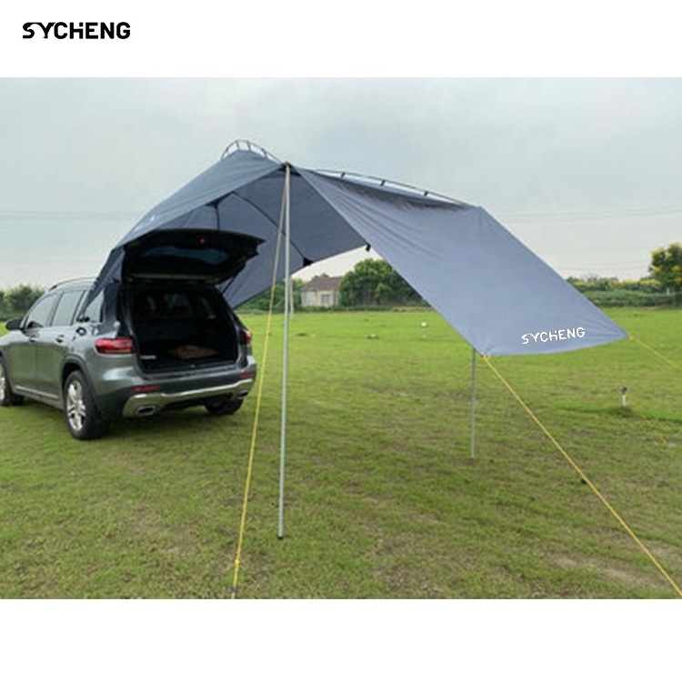 Light Weight Waterproof Portable Anti-UV Sunshade Shelter Outdoor Folding suv car rear pop up tent canopy for Camping