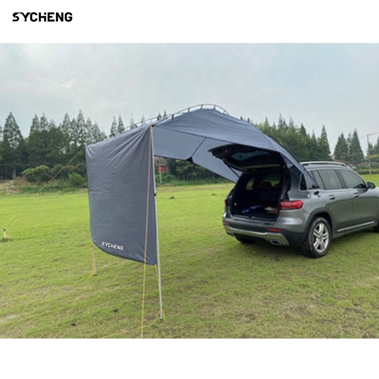 Light Weight Waterproof Portable Anti-UV Sunshade Shelter Outdoor Folding suv car rear pop up tent canopy for Camping