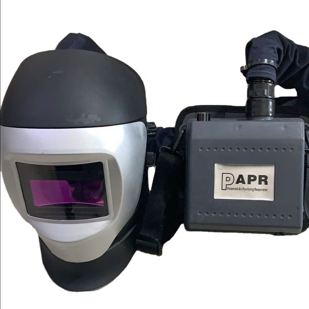 CE EN379 EN175 Custom auto darkening welding helmet with air filter