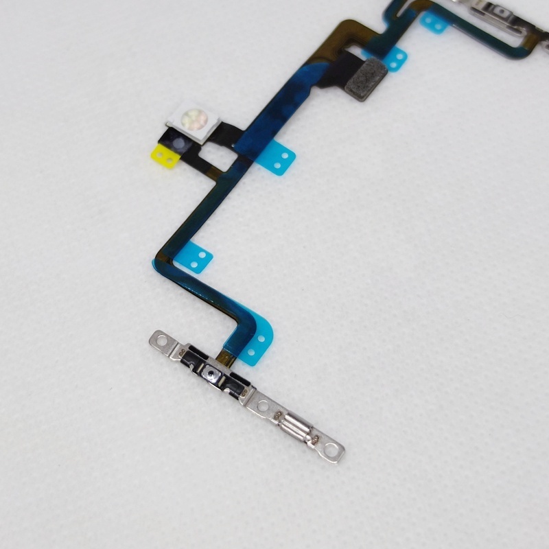 Power Flex Cable With Brackets Volume Button Mute Switch For iPhone 7 Plus