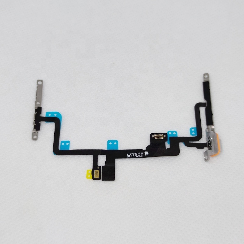 Power Flex Cable With Brackets Volume Button Mute Switch For iPhone 7 Plus