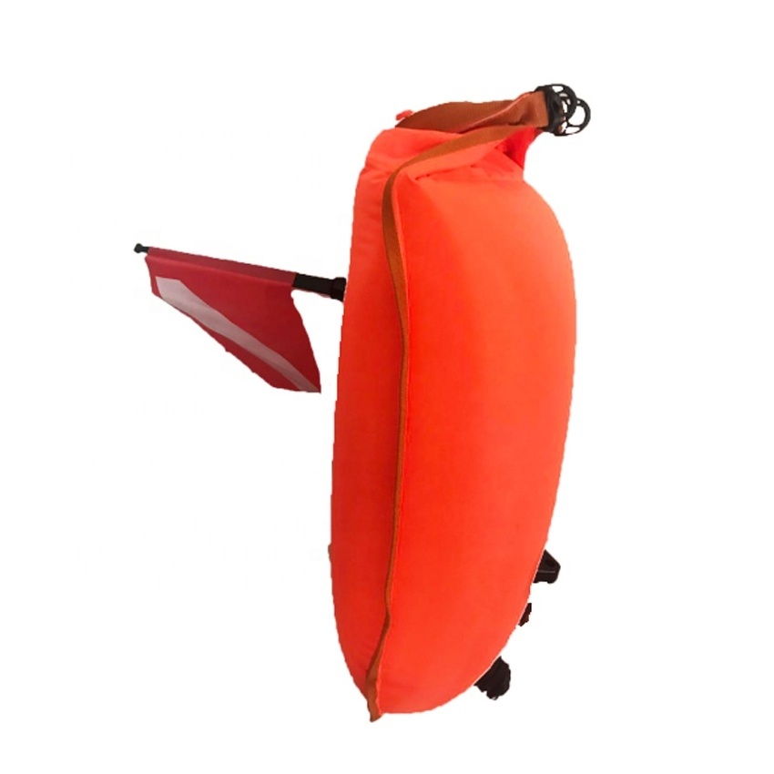 High quality hot sale swimming diving with flag safety high visibility watertight buoy