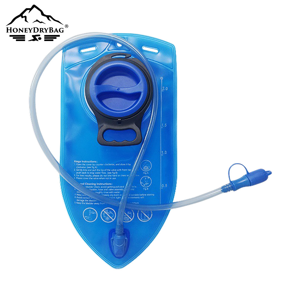 2L Hydration Water Bag Outdoor Sport Drinking Water Bag Running Camping Hiking Mountain Traveling Water Bag Bladder